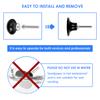 50PCS 2 inch Sanding Discs Kit 80/120 Grit Grinding Sandpaper with Back Pad Vehicle Sanding Sand Paper for Power Tool Sander