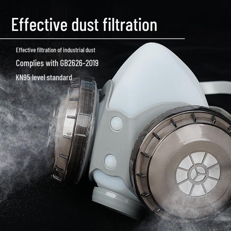 Long Zhan Industrial Dust Mask Kit with Anti-Fog Goggles