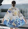 New Digital Printed Japanese Harajuku Kimono Robe Poncho Pajama Cardigan