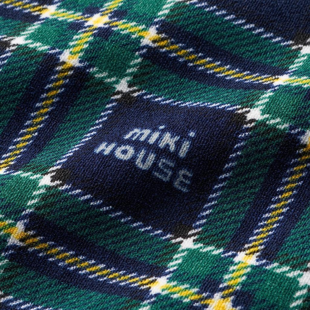 Umhang Cape Poncho Außenfleece Uni Made in Japan Jungen Mädchen Baby Kinder Babykleidung Kleidung Gratis Marineblau [MIKI HOUSE] Kinder 10-3860-491