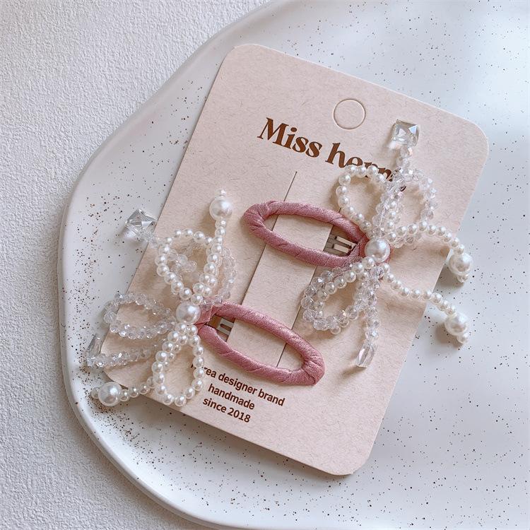 Neue 2 stücke Koreanische Kinder Bogen Haar Clips Nette Mädchen Prinzessin Braid Haar Headwear Mädchen Kinder Haar Zubehör