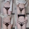 [Free Shipping] 2/4 Independent Packs, Sexy Mesh Perspective Thong Female Couple Bundled Hot Hollow T Pants