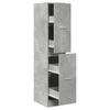 Pharmacy Cabinet Concrete Grey 30x41x144.5 cm Particleboard