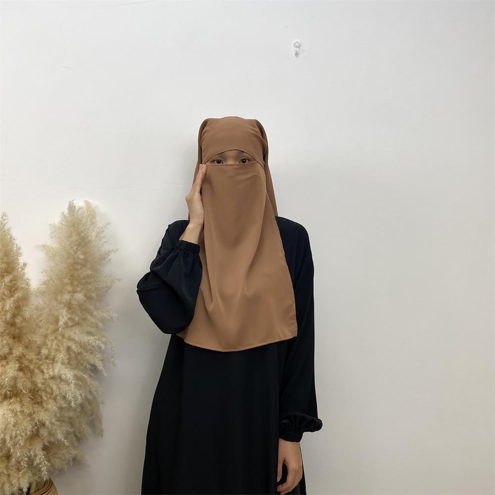 Women Fashion High Quality Hijabs Girl Muslim Ethnic Scarves Shawls Adjustable Nylon Headscarf Turkish Daily