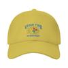 Vegan Food Eat Fresh Veggies Graphic Baseball Cap Casual Cotton Adjustable Hat for Adult