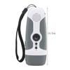 USB Multifunctional Flashlight Hand-cranking Generation Emergency Alarm Hand-held FM Radio  Vehicle