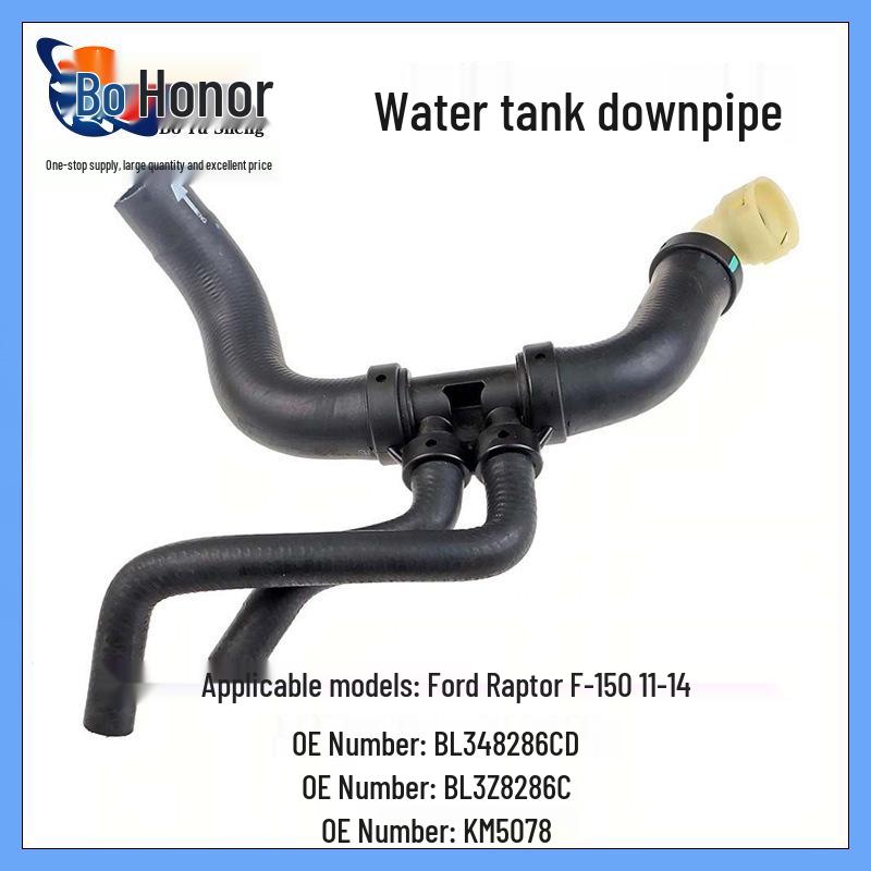 

Ford Raptor F-150 11-14: 5.0L Radiator Lower Rubber Hose (BL3Z8286C) Three-dimensional