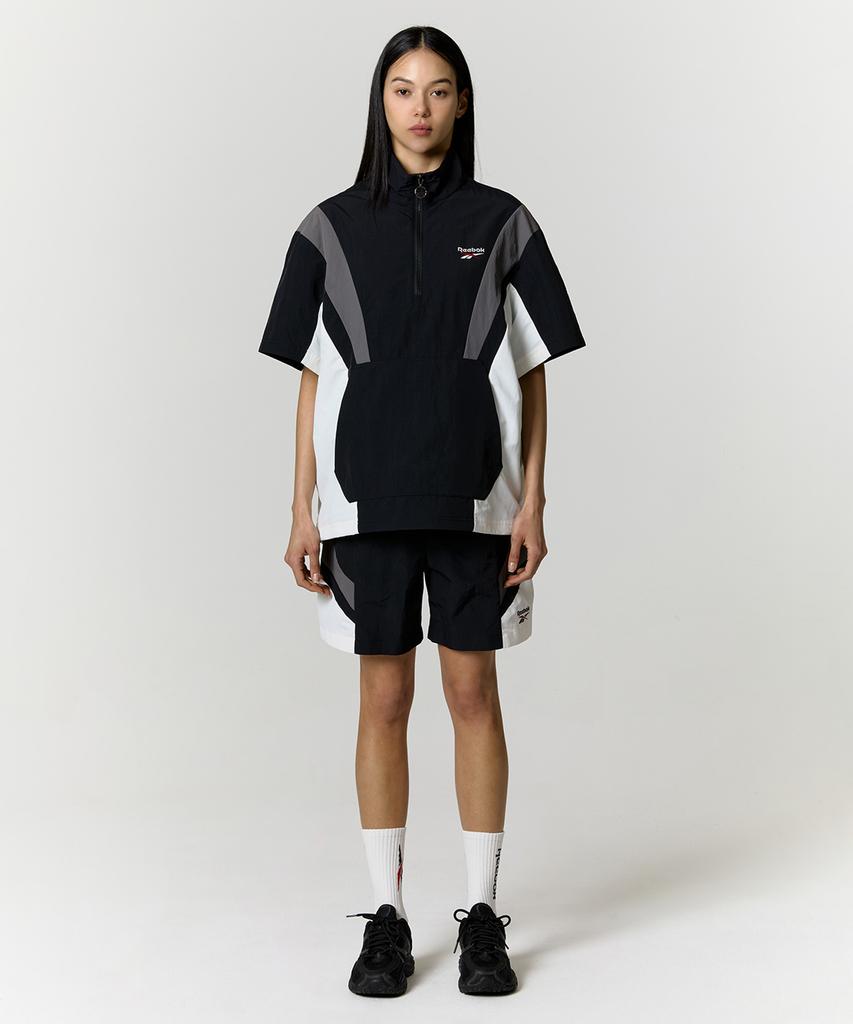 Reebok Dna Short Sleeve Anorak - Black