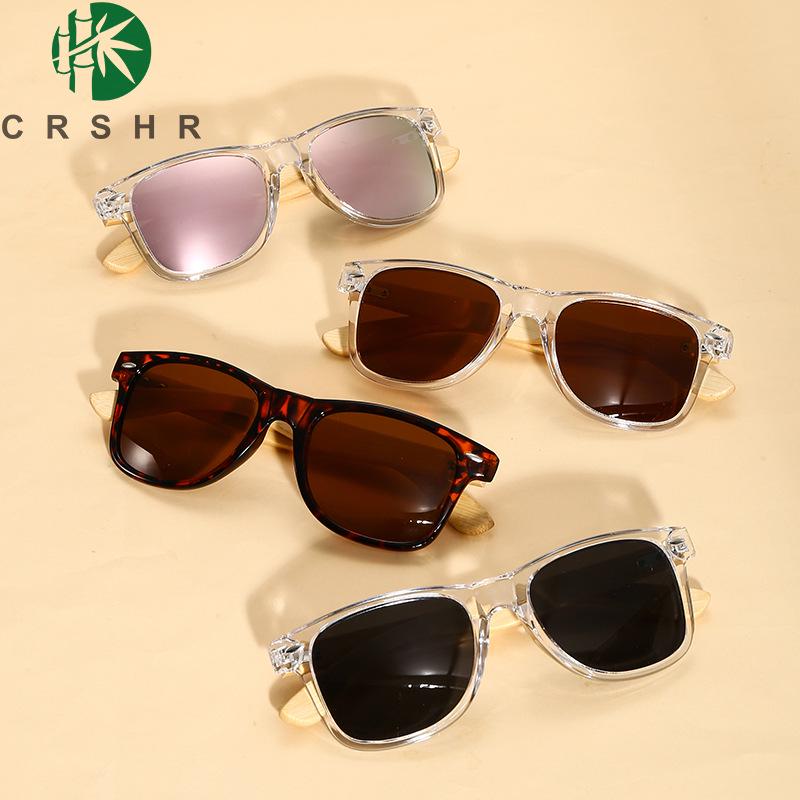 Polarized Retro Bamboo Sunglasses for Men and Women - Fashionable European & American Style
