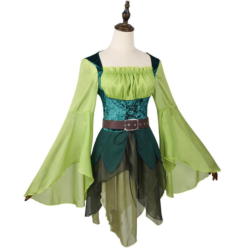 The Wizard Of Oz Fantasy Elf Gown For Cosplay Events And Halloween Celebrations
