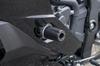 Over Racing ZX-25R Racing Slider Left and Right Set, No Cowl Processing Required, Silver 59-86-01