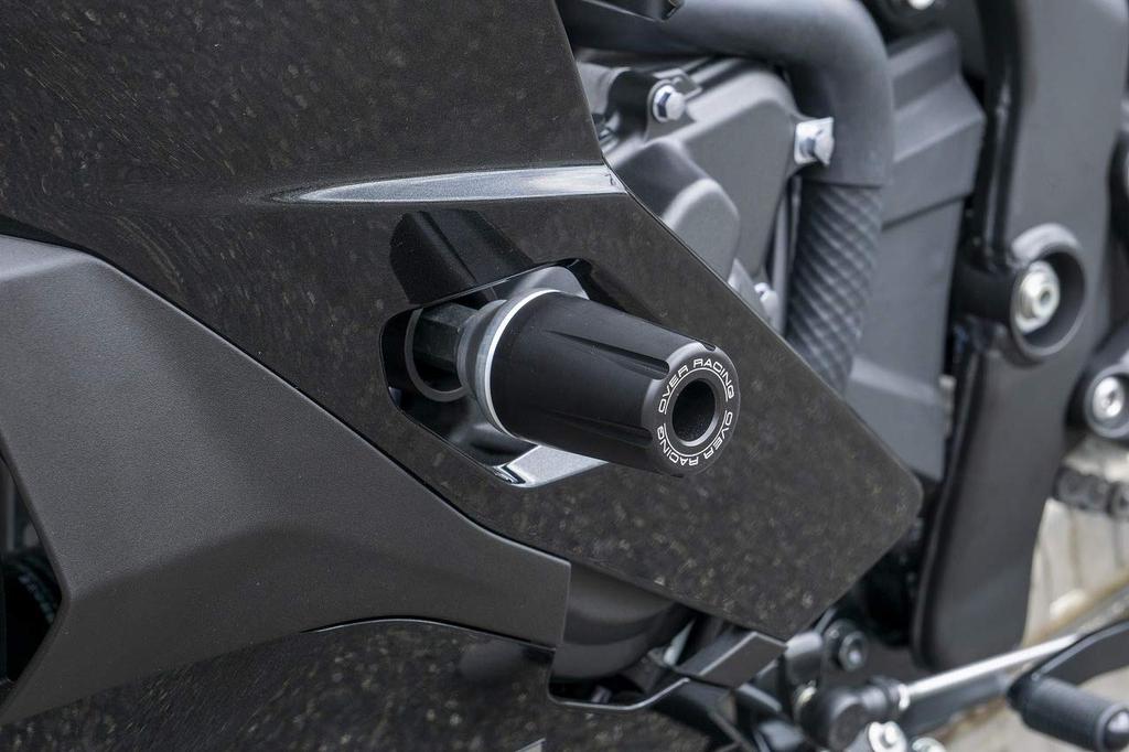 Over Racing ZX-25R Racing Slider Left and Right Set, No Cowl Processing Required, Silver 59-86-01