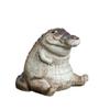 Creative Mini Baby Crocodile Resin Tea Set Decoration - Cute Children's Gift and Home Desktop Ornament