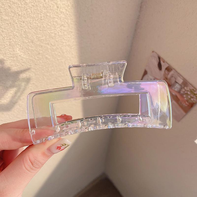 Elegant Large Hair Claw Clip for Thick Hair - High-End Korean Updo Shark Clip