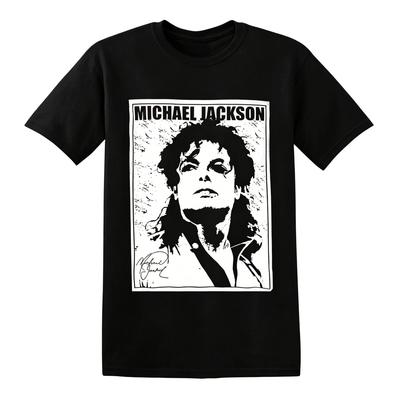 2026 Summer International Superstar Michael Jackson Tshirt Street Unisex100 Cotton Tees Portrait Loose Casual Y2k Loose Shirt