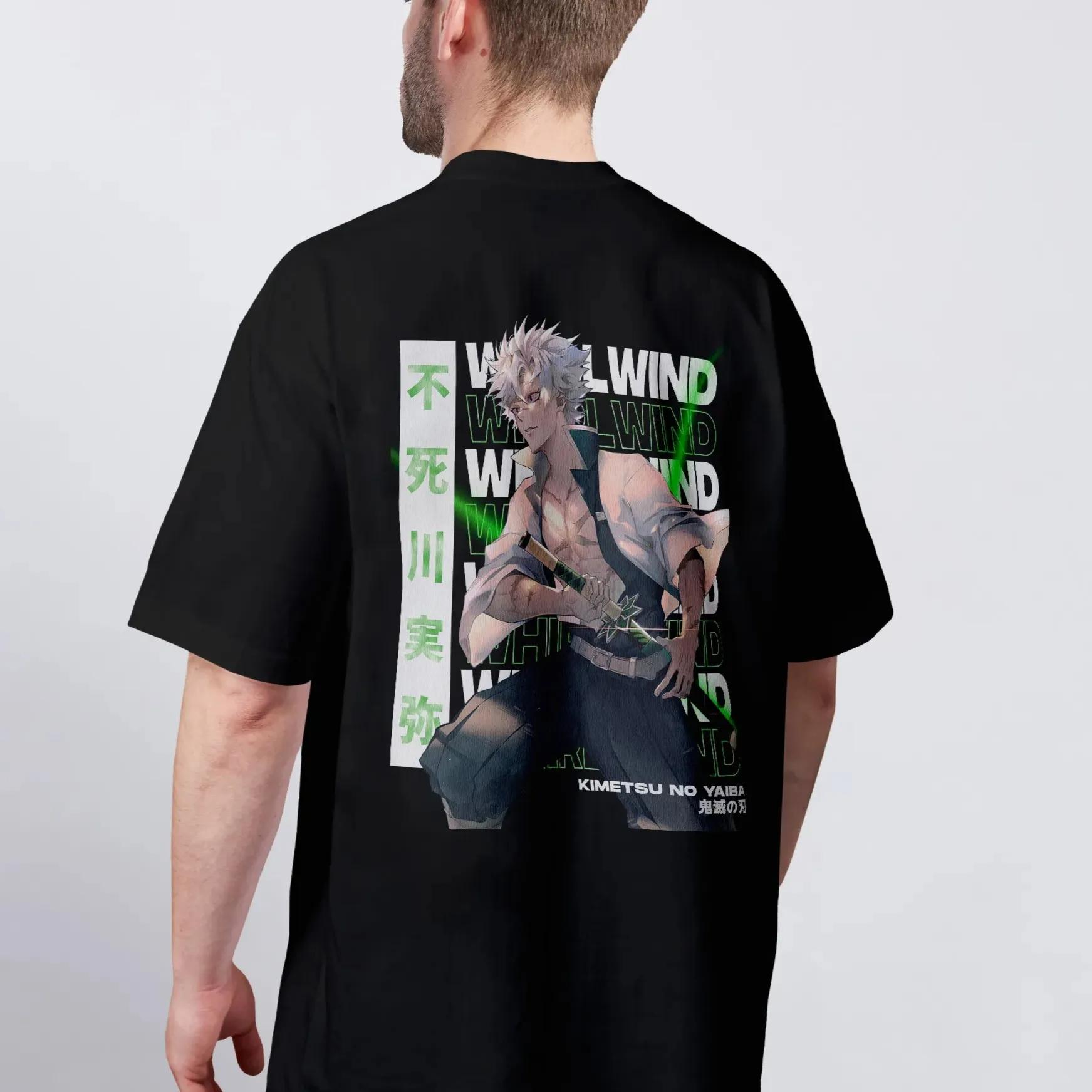 

Cotton Demon Slayer Meme Tshirt Summer New Anime Print Loose and Casual ParentChild Style ShortSleeve Top 4XL