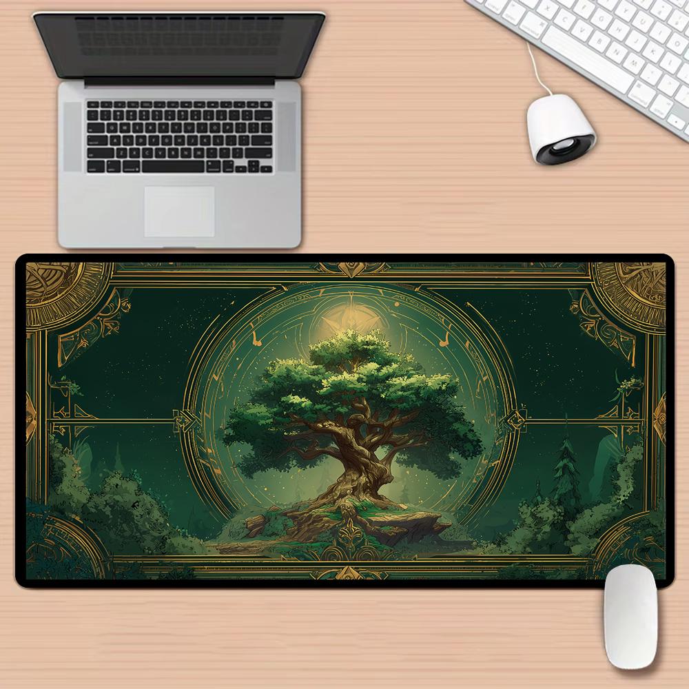 Giant tree of life large Mouse Pad Desk Mat NonSlip Durable Stitched Edge keyboard mouse mat Gaming mat mauspad