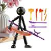 Flexible Movable Joint Action Figure Toy Multi-pose Adjustable Articulated Model Classic Collectible Figurine Home Desktop Decor