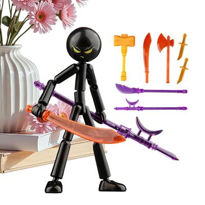 Flexible Movable Joint Action Figure Toy Multi-pose Adjustable Articulated Model Classic Collectible Figurine Home Desktop Decor