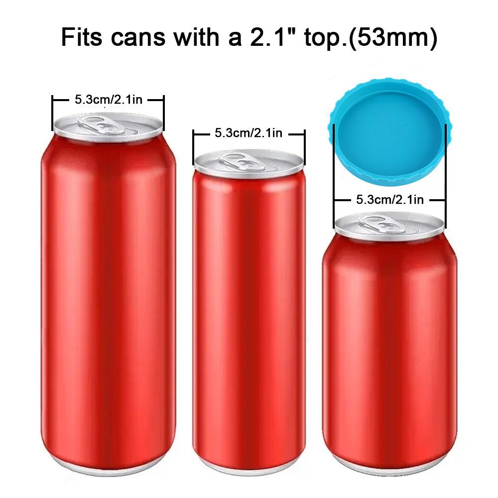 Silicone World Silicone Soda Can Lid Reusable Cans Stopper for Beer Drinks Juice Beverage Protecto Sealing Cover Coke Cans Lids
