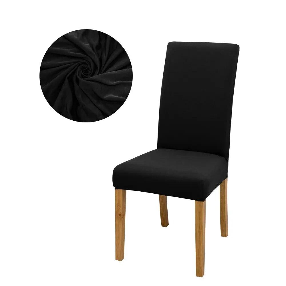 

Чехол на стул для столовой, кухонный чехол для сиденья, ресторан, свадьба, банкет, отель, эластичный гибкий эластичный чехол на стул 1/2/6 шт. 1pcs