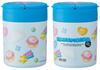 Skater Insulated Soup Large Capacity with Folding Sanrio Cinnamoroll Puffy Balloon Jar, 500ml, Handle, Design, LJFO5-A