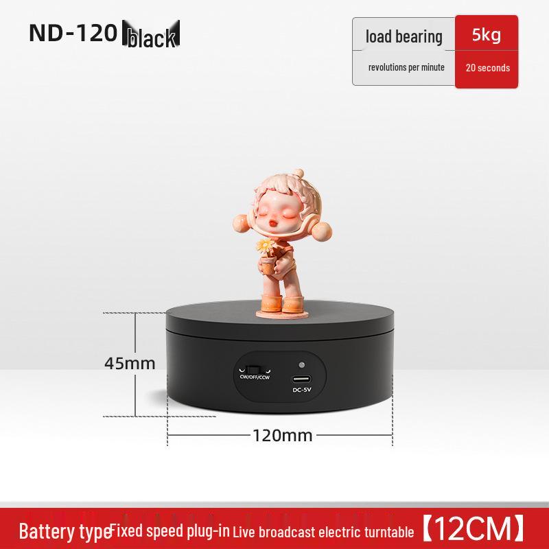 Turntable King Rotating Display Stand for Photography & Live Streaming