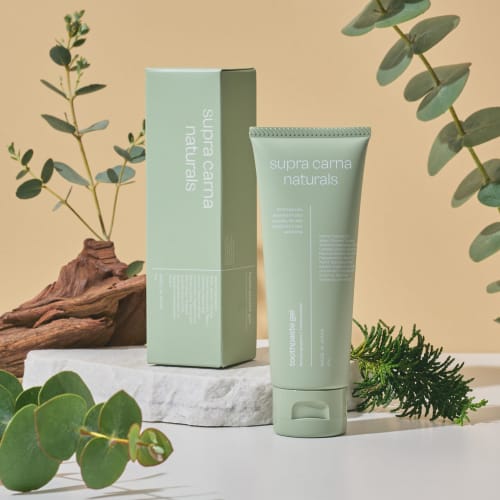 Suprakarna Naturals Toothpaste Gel, 80g, Whitening, 100% Natural Ingredients, No Additives, Fluoride, Abrasives, or Foaming Agents