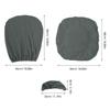 1Set Office Chair Covers Milk Silk Stretch Elastic Computer Chair Seat Backrest Armrest Protective Cover Soft Breathable Office