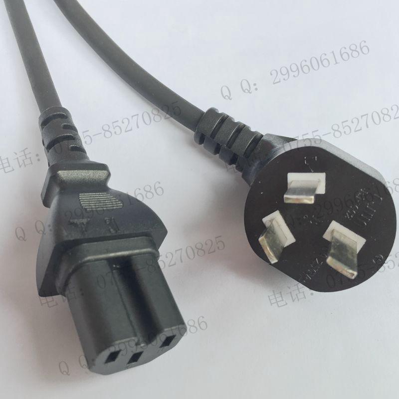 Y-shaped Right Angle C15 High-Temperature Resistant Power Cord