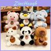 Dog Capybara Elephant Bear Dinosaur Cat Plush Keychain For Kids And Adults