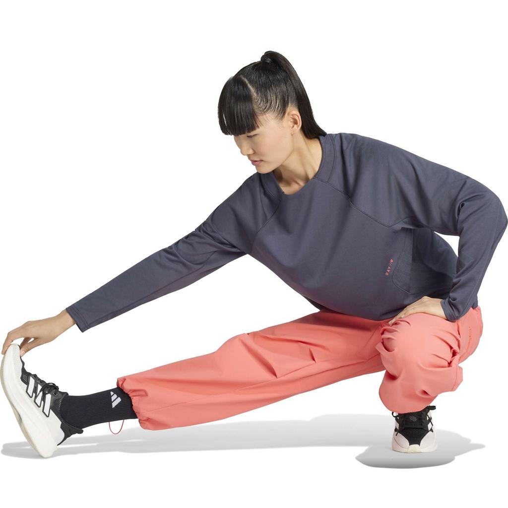 Running for Women QB593 Night Grey XS [Adidas] Long-Sleeve T-Shirt (KU8475)