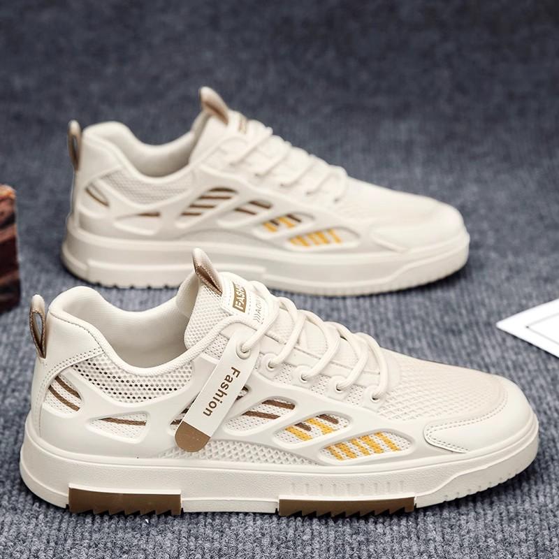 New summer breathable mesh casual board shoes soft sole sports heightening small white tide shoes