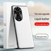 Honor 200 Liquid Leather Protective Case: Anti-Fall & Anti-Stain, One-Piece Design.