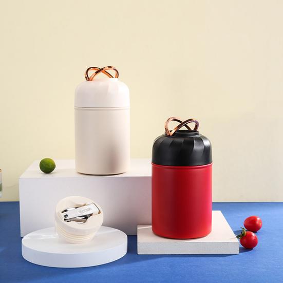 500ML Soup Thermal Cup Insulated Vacuum Food Jar Wide Mouth Flask Leakproof Stainless Steel Lunch Container