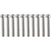 10pcs Stainless Steel Socket Head Cap Screws Silver Countersunk Screws Durable Cup Head  Furniture