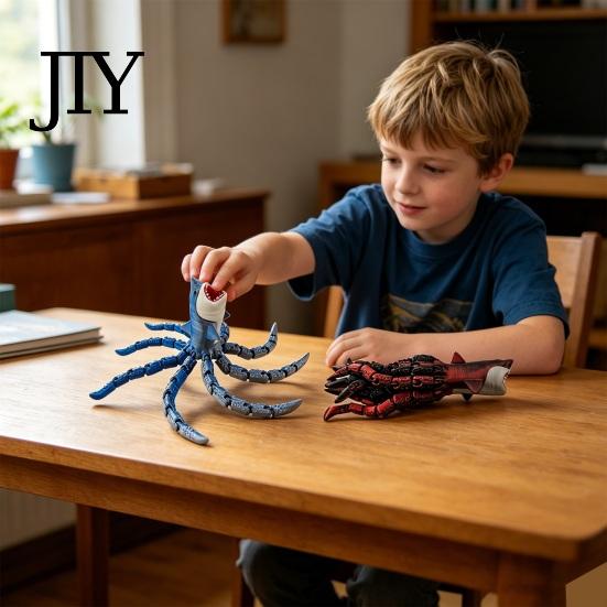 Premium 3D Print Collectible Printed Sea Monsters, Articulated Fidget Toy, Eater Deep Creature Handcrafted Monsters Statue Collectible, Stress Relief