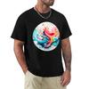 Abstract Swirl Pattern TShirt Work Outdoor TShirt for Unisex
