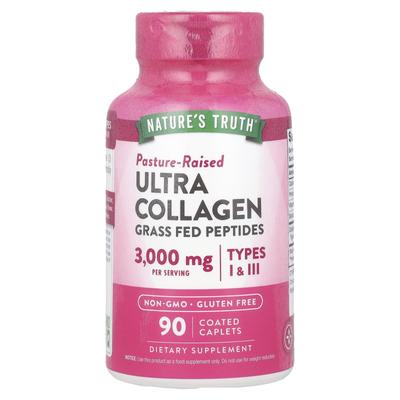 Nature's Truth, Ultra Collagen, Typ I & III, 3.000 mg, 90 überzogene Tabletten (1.000 mg pro Tablette)