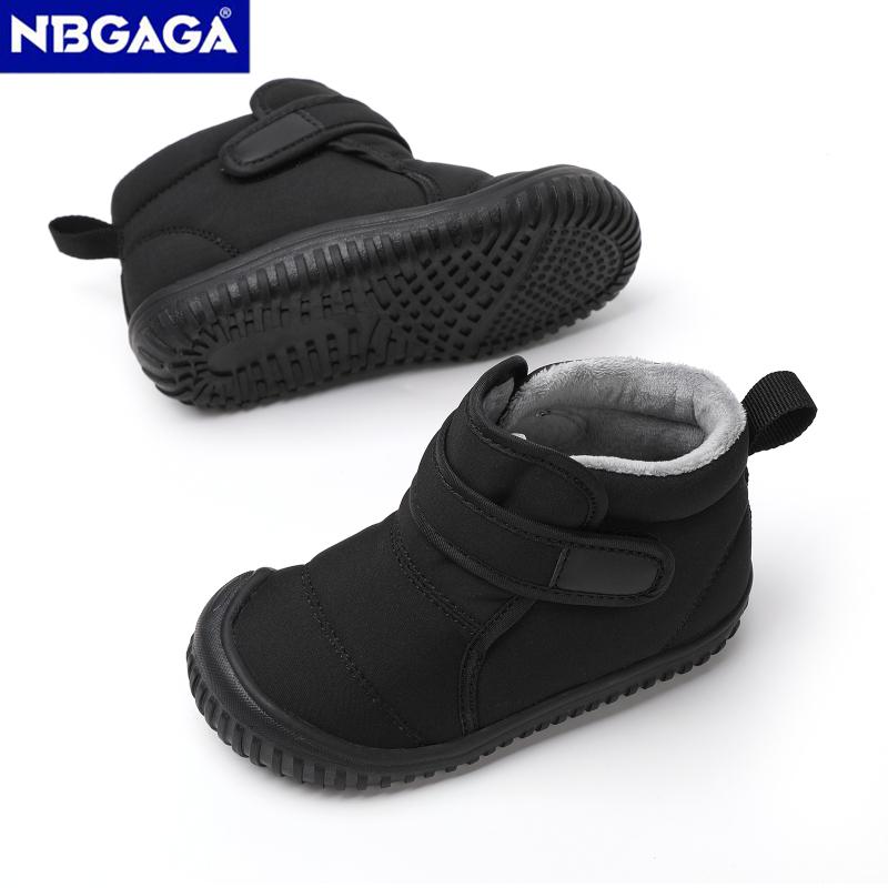 Unisex Kids' Outdoor Anti-slip Winter Snow Boots Warm Plush Toddler Boys Girls Comfortable Walking Shoes Size 19-28
