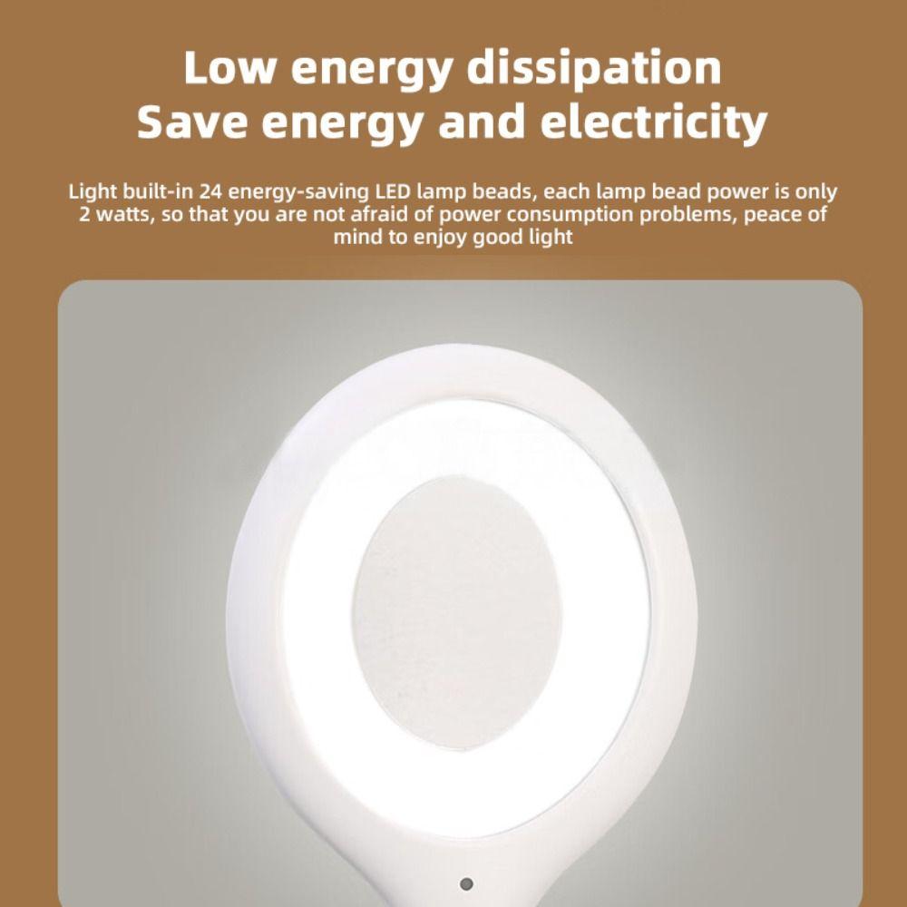 Energy-Saving Sound Sensor  Lamp Direct Plug USB Smart  Voice Light  Table Reading Lamp