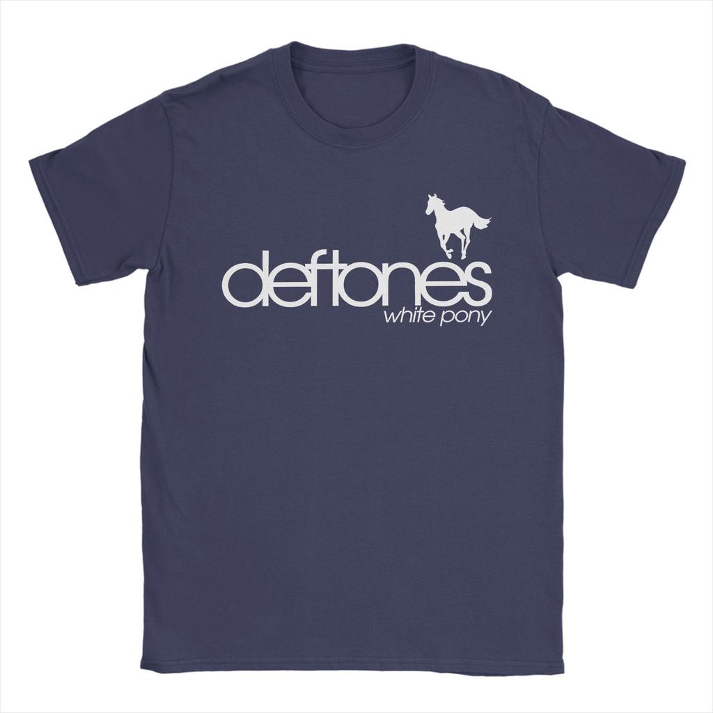 Men's T-Shirts Deftones Fashion 100% Cotton Tee Shirt Short Sleeve  T Shirts Round Collar Clothes Graphic