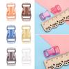 Plastic Curved 3/8" 10mm Dog Collar Strap Camp Bag Parts Webbing Outdoor Tool Side Release Buckle