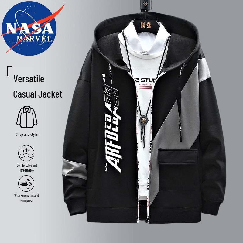 

Чоловіча повсякденна куртка з капюшоном NASA MARVEL XL