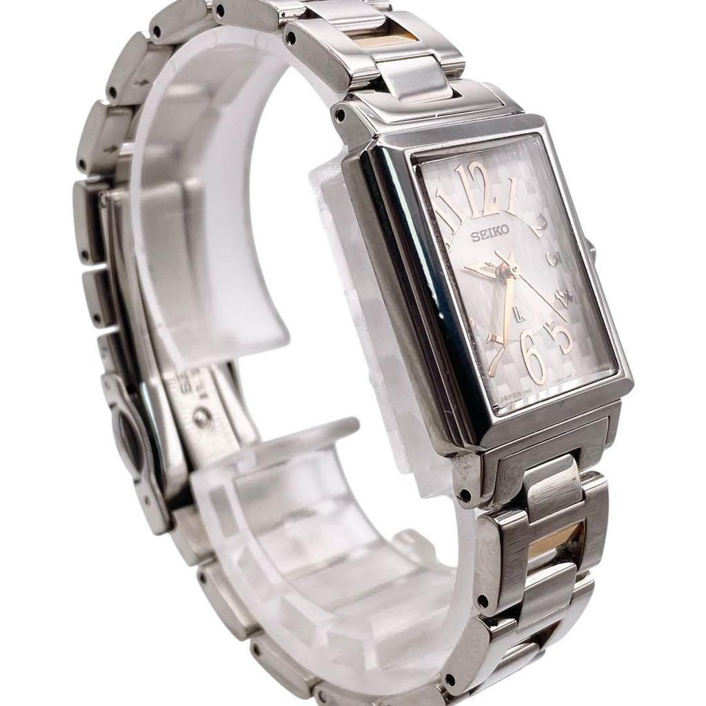 [USED] SEIKO Lucia Square Silver Women's Quartz Watch 913