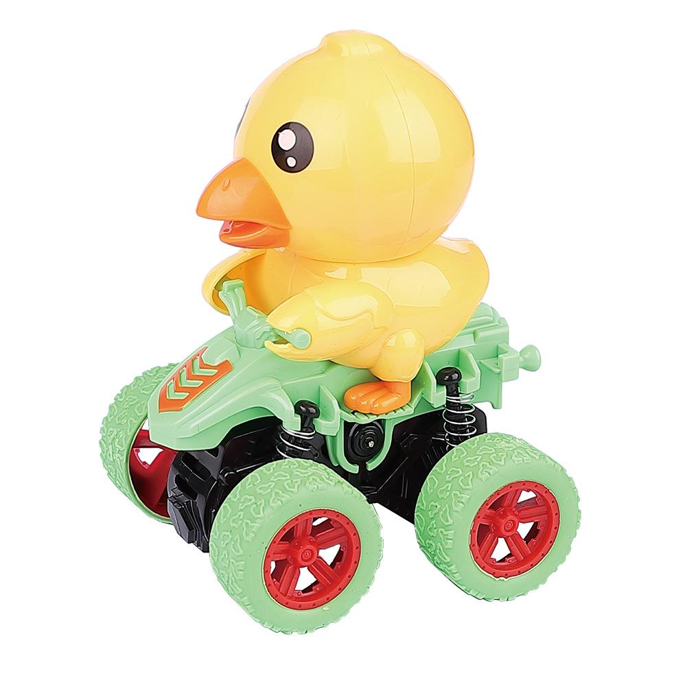 Children's Cartoon Animal Inertial Toy Cars - Chick & Duck