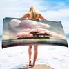 Cherry Blossom Bath Towels Soft Comfort Beach Highly Absorbent Large Decorative Guest Hand For Swimming Pool