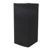 Housse d'enceinte Nylon Anti-poussière Imperméable Housse de protection d'enceinte élastique pour Intérieur Extérieur Noir