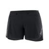 Krótkie spodenki sportowe casual z nadrukiem literek Unisex Czarne LC1891500