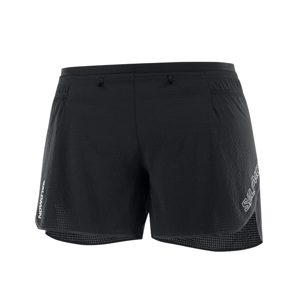 SALOMON Letter Print Outdoor Sports Casual Shorts Unisex Shorts Black LC1891500